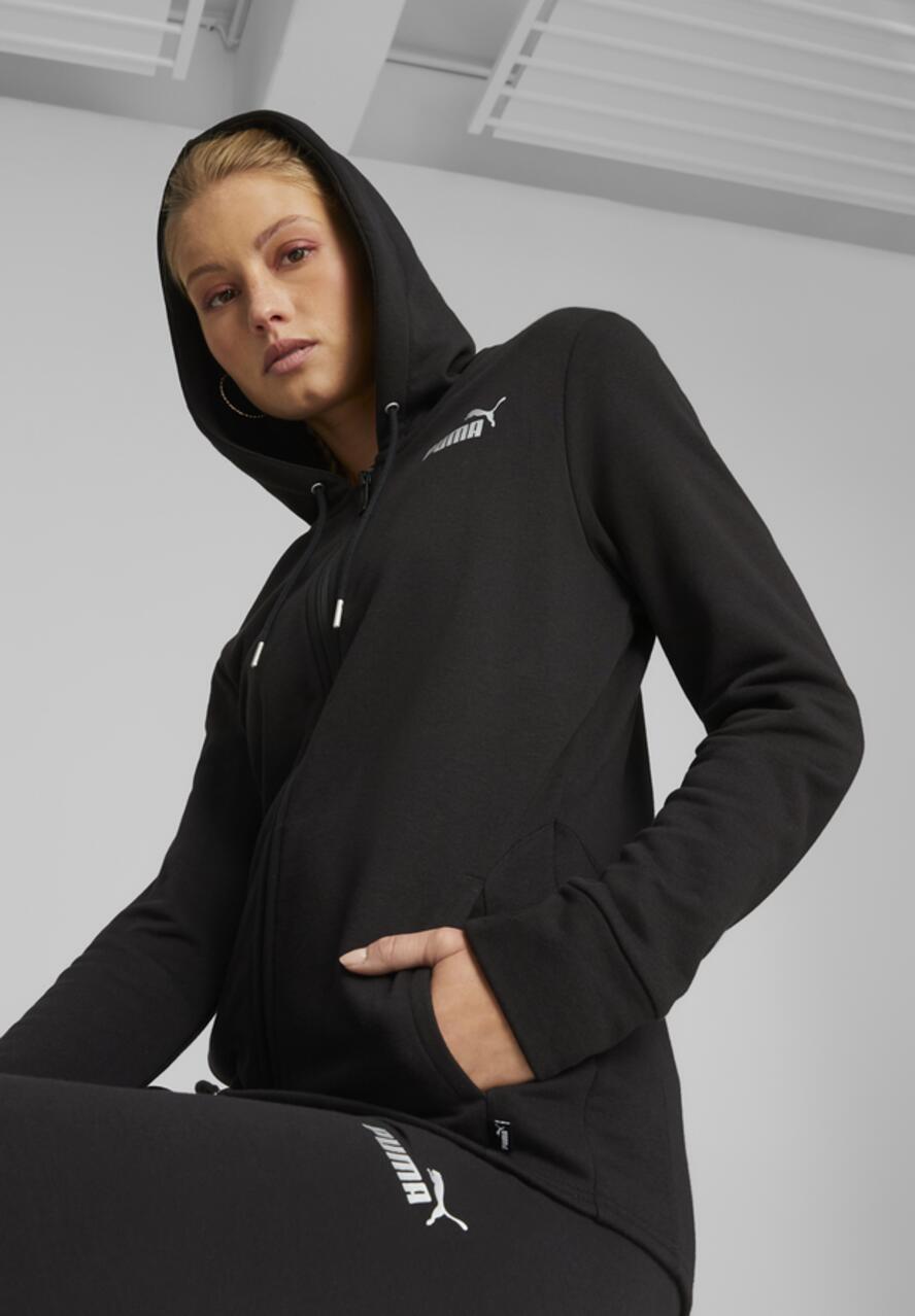 Damski dres komplet dresowy PUMA METALLIC 673701-01 4/7