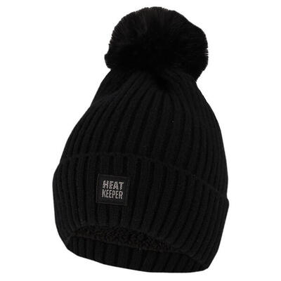 Heatkeeper thermo muts met pompon dames pink