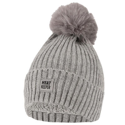 Heatkeeper thermo muts met pompon dames pink