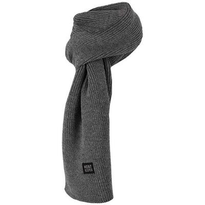 Heatkeeper thermo sjaal heren knitted zwart