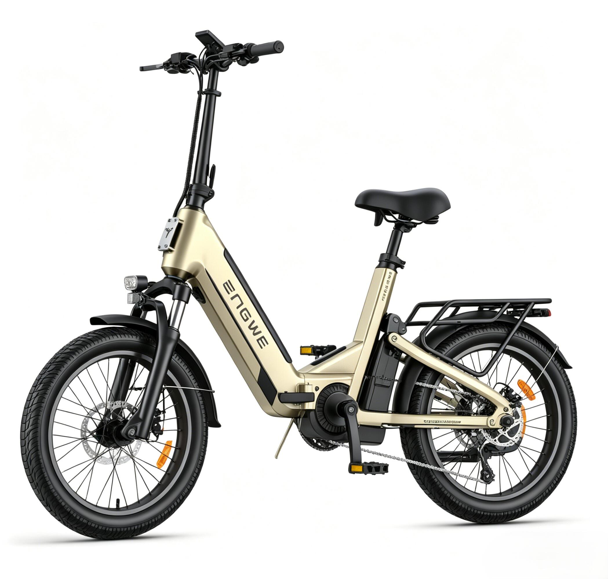 Bicicleta eléctrica ENGWE L20 3.0 Pro con motor central, plegable, para adultos 3/7