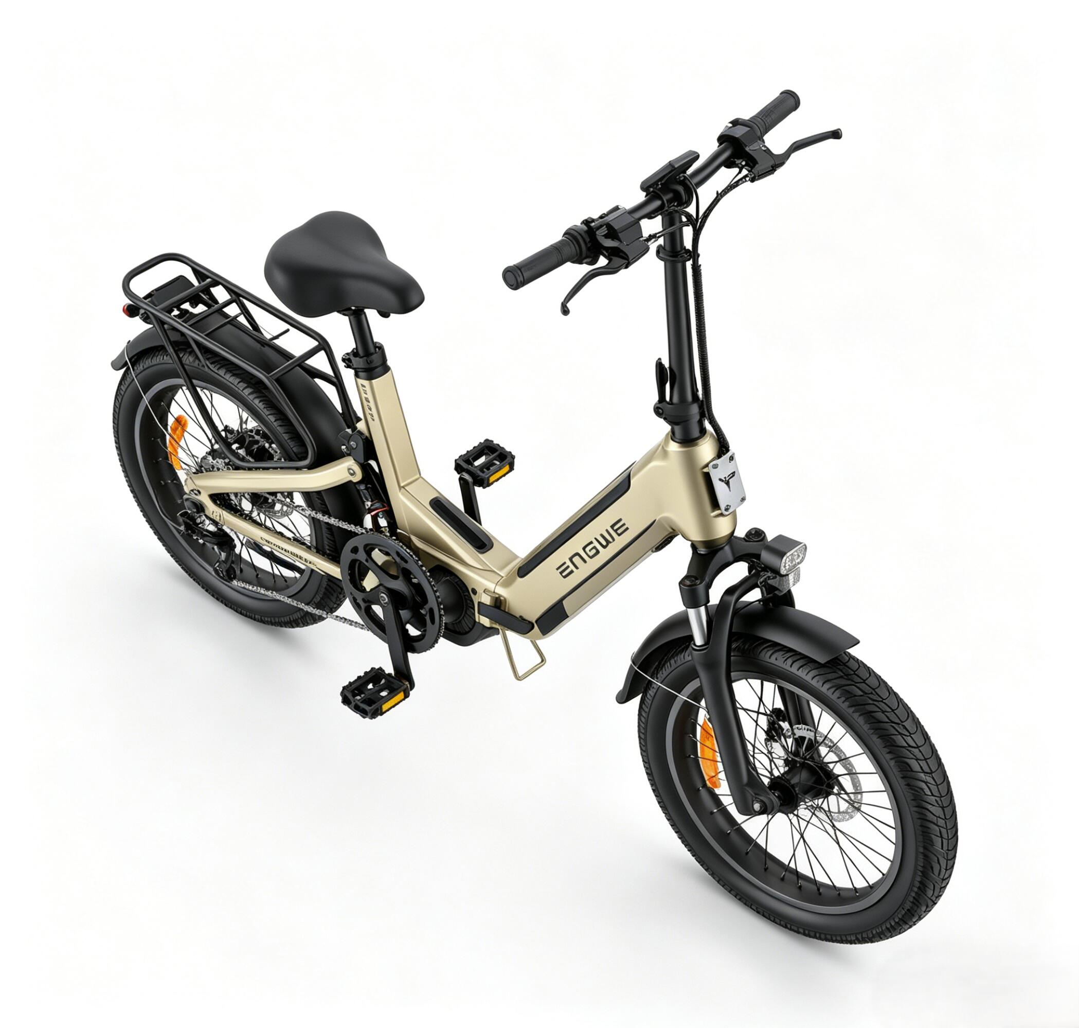 Bicicleta eléctrica ENGWE L20 3.0 Pro con motor central, plegable, para adultos 2/7