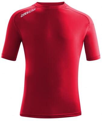 T-shirt da allenamento Acerbis Atlantis rossa manica corta XS