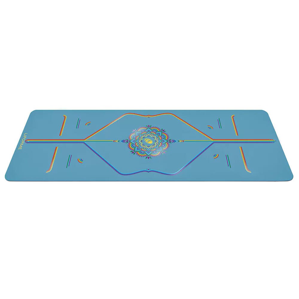 LIFORME Liforme Rainbow Yoga Mat Mavi