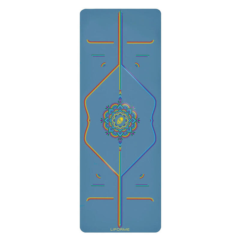 Liforme Rainbow Yoga Mat Mavi