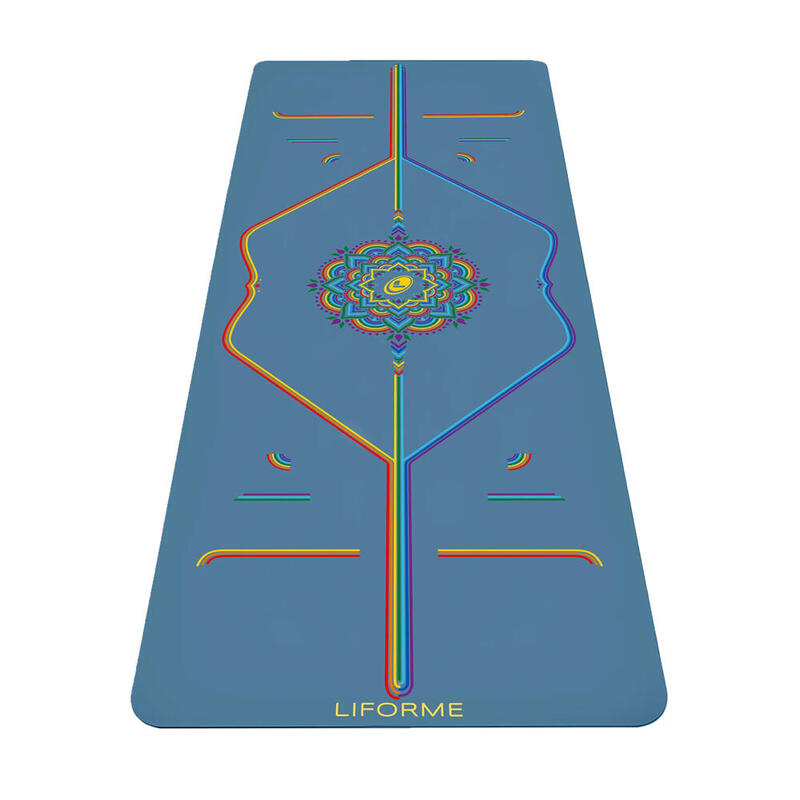 Liforme Rainbow Yoga Mat Mavi