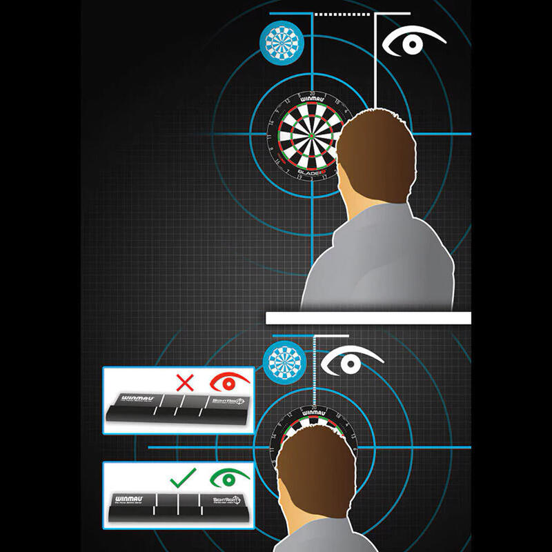 Winmau 8207 SightRight 2 Dart Nişan Alma ve Hizalama Aparatı
