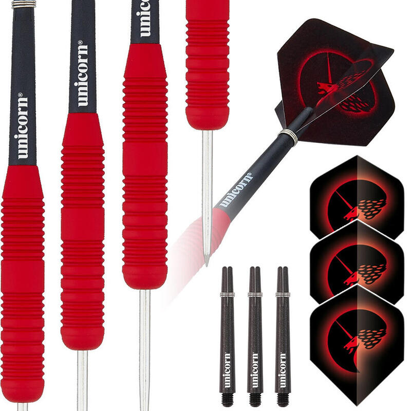 Unicorn 8654 Core Plus 23 G Kauçuk Kaplı Dart Oku Seti