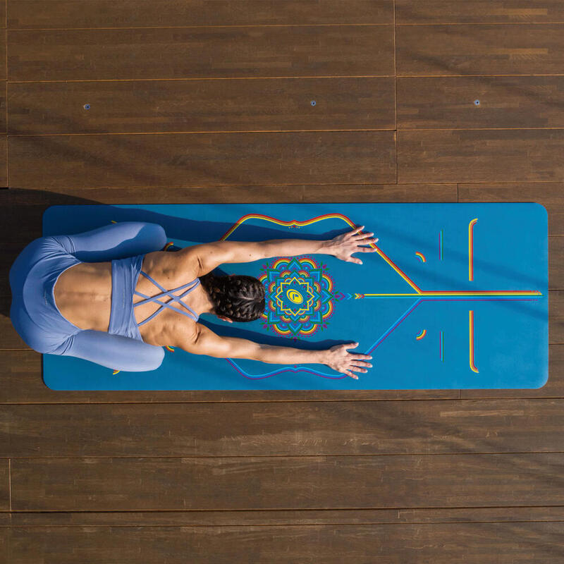 Liforme Rainbow Yoga Mat Mavi