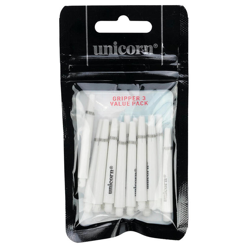 Unicorn 78620 GripperIII 15 li Dart Şaft Seti Beyaz Orta
