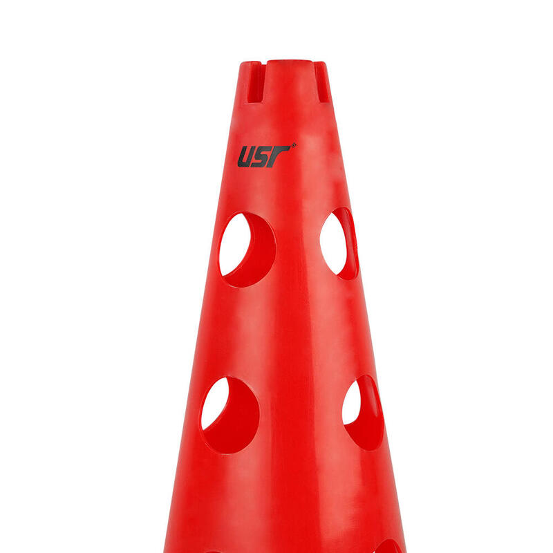 USR AHD38K 6 lı 38 Cm Delikli Antrenman Huni Seti Kırmızı
