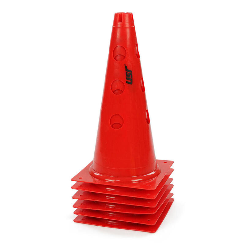 USR AHD38K 6 lı 38 Cm Delikli Antrenman Huni Seti Kırmızı