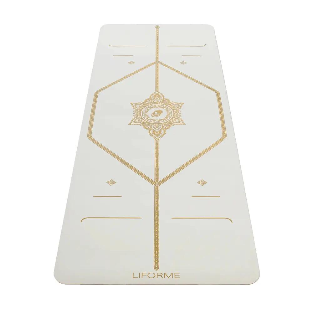 Liforme White Magic Travel Yoga Mat 2/6