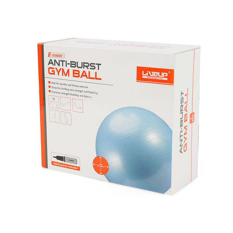 Liveup LS3222 55 Cm Pilates Topu + Pompası
