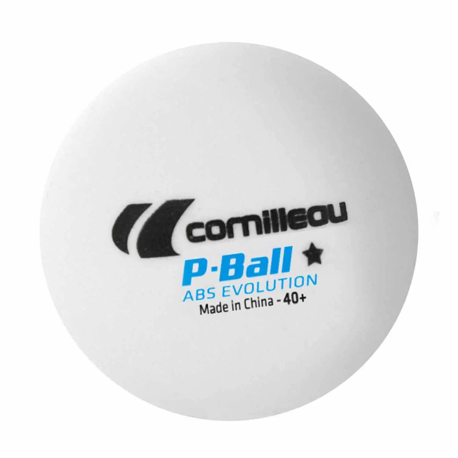 Cornilleau P-Ball ABS Evolution 1 Yıldız 72 li Masa Tenisi Topu Beyaz 2/3