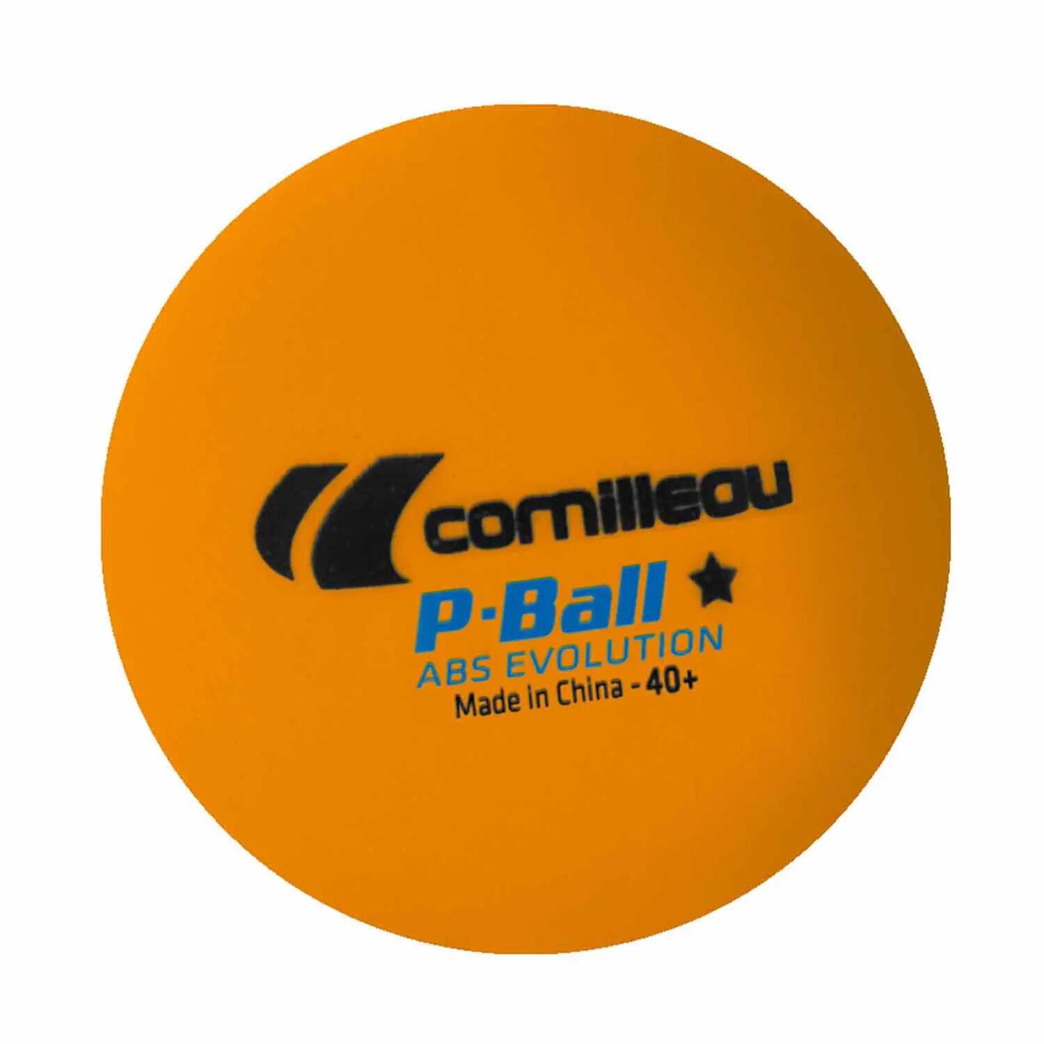 Cornilleau P-Ball ABS Evolution 1 Yıldız 72 li Masa Tenisi Topu Turuncu 2/3