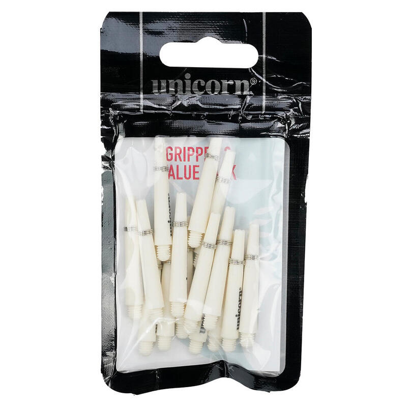 Unicorn 78619 GripperIII 15 li Dart Şaft Seti Beyaz Kısa