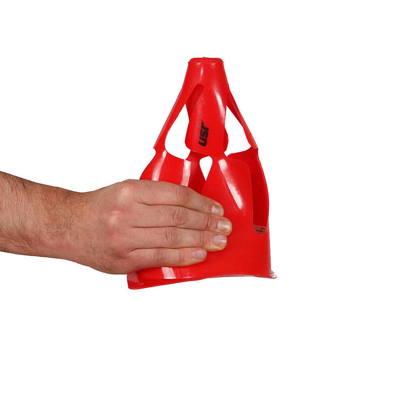 USR AHK23K 6 lı 23 Cm Kırılmaz Antrenman Huni Seti Kırmızı