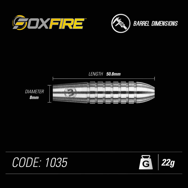 Winmau Foxfire 22 G Dart Oku Seti