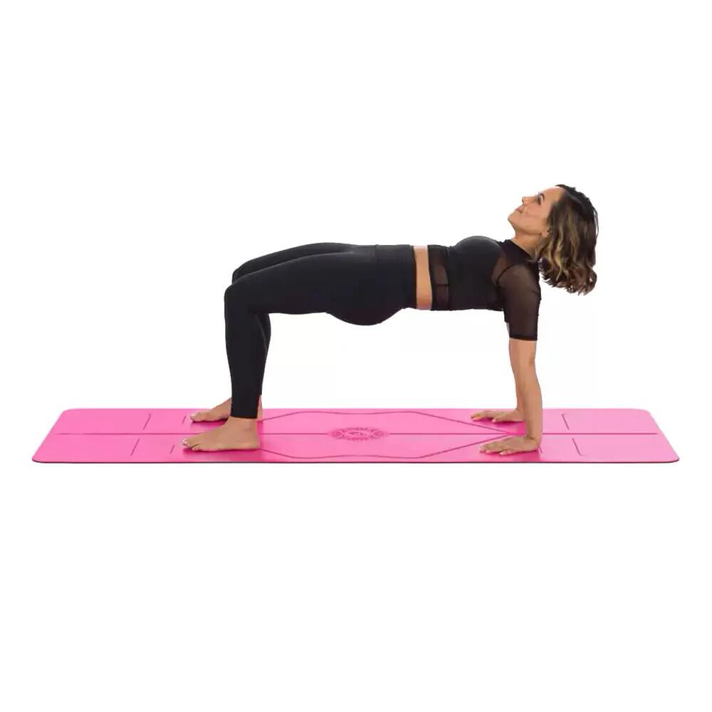 Liforme Expressions Pink Gratitude Yoga Mat 4/6