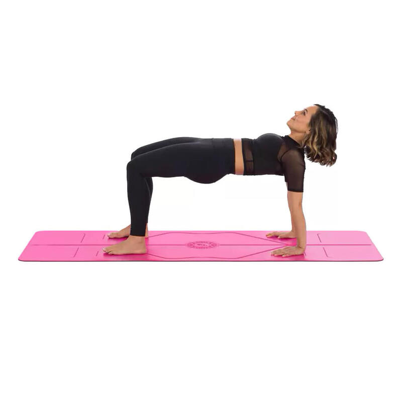 Liforme Expressions Pink Gratitude Yoga Mat
