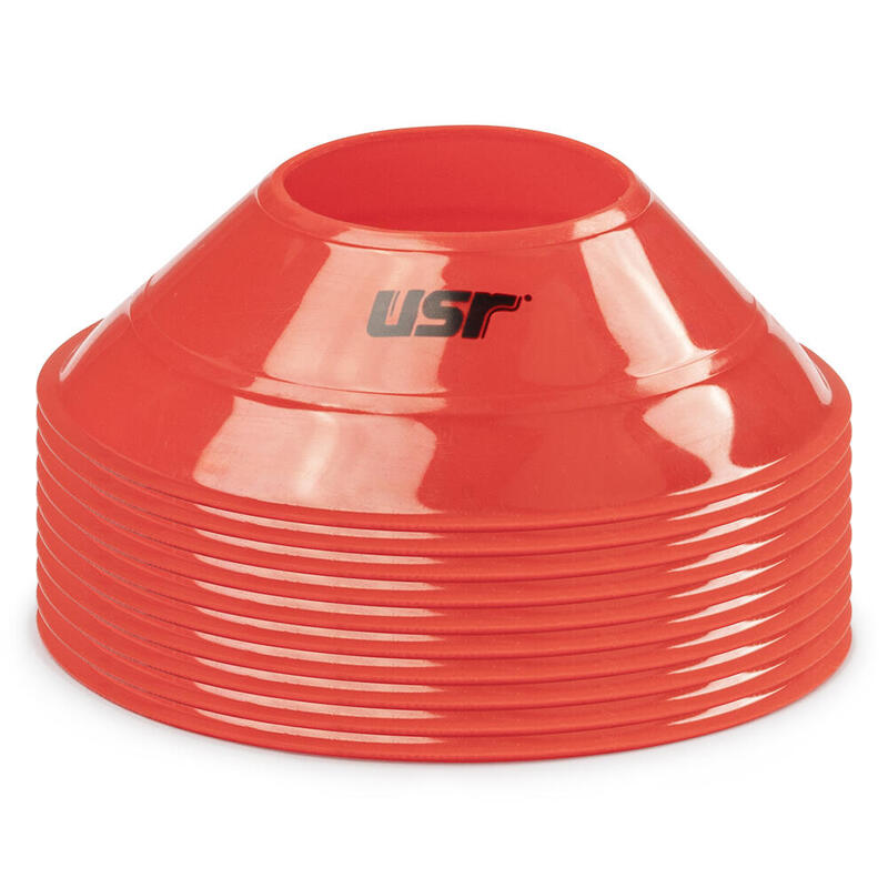 USR SMC10K 10 lu Süper Mini Antrenman Çanağı Seti Kırmızı