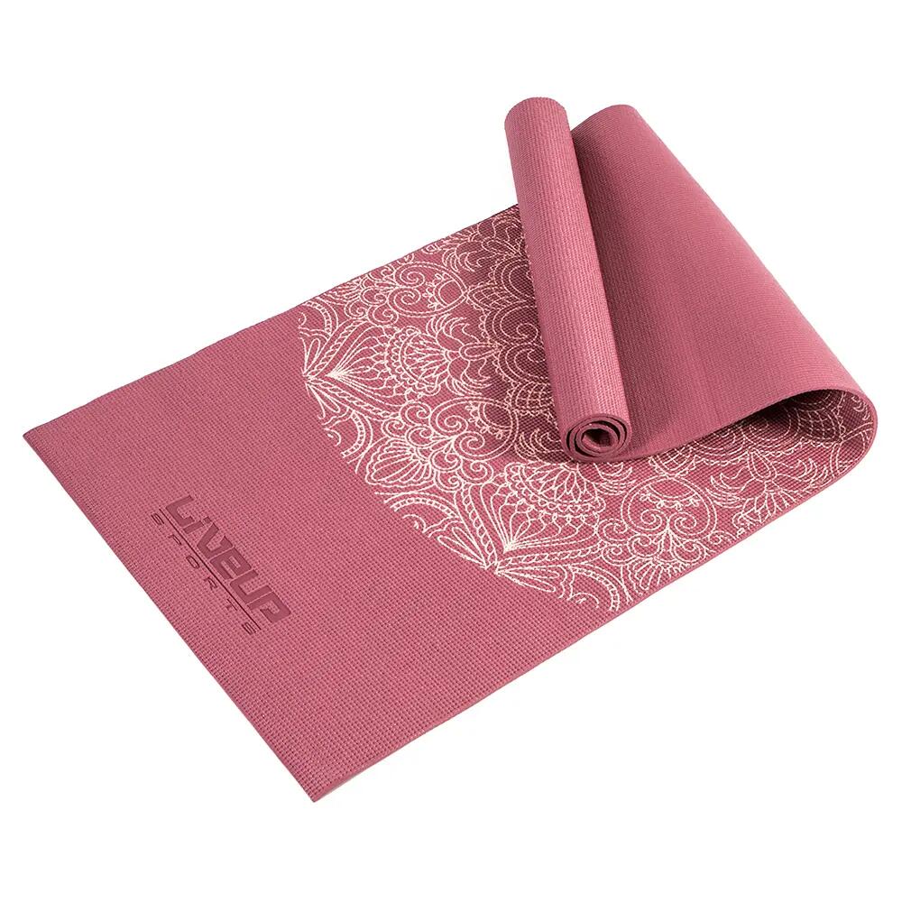 Liveup LS3231C 6mm Yoga Mat Fuşya 3/4