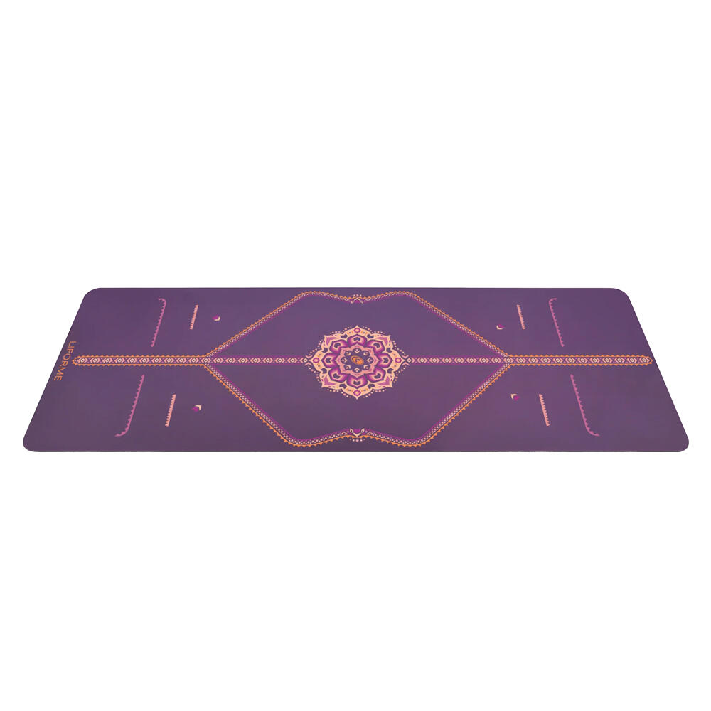 LIFORME Liforme Blossoming Lotus Yoga Mat Mor