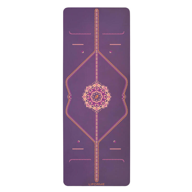 Liforme Blossoming Lotus Yoga Mat Mor