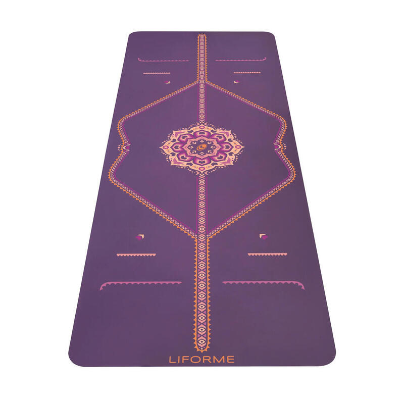 Liforme Blossoming Lotus Yoga Mat Mor