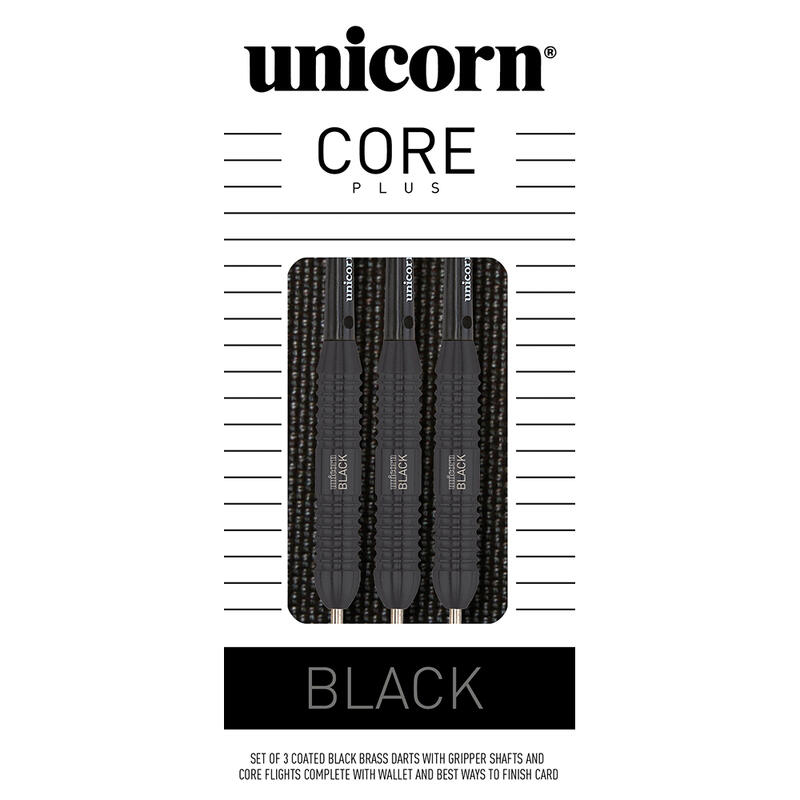 Unicorn 8636 Core Plus Win Black Brass 22 G Dart Oku Seti