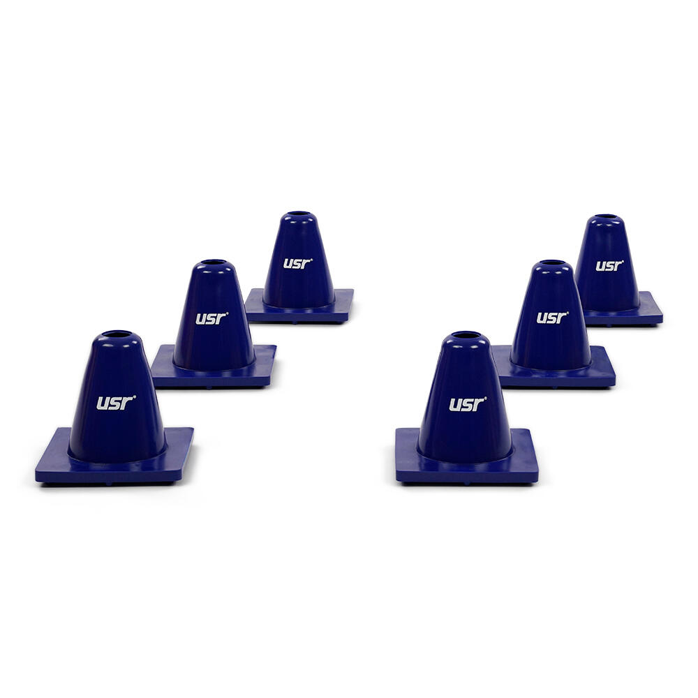 USR USR YH14M 6 lı 14 Cm Yumuşak Huni Seti Mavi