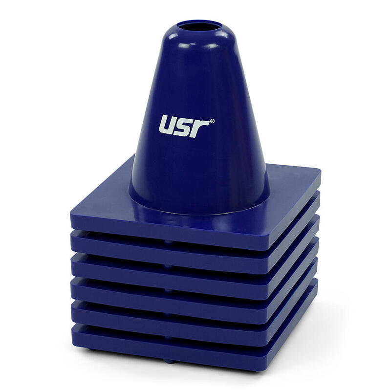 USR YH14M 6 lı 14 Cm Yumuşak Huni Seti Mavi