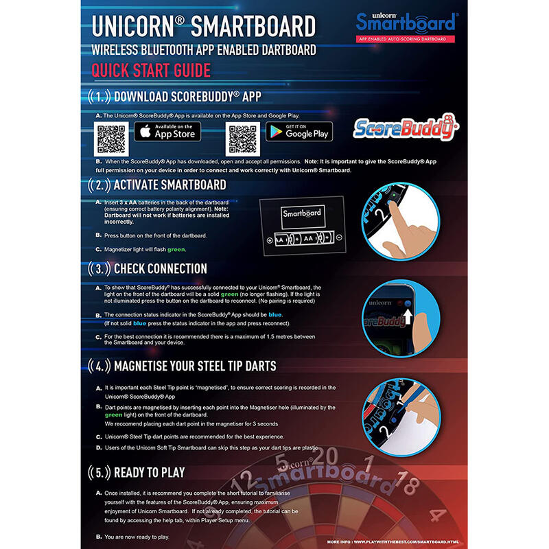 Unicorn 79700 Smartboard Akıllı Dart Tahtası