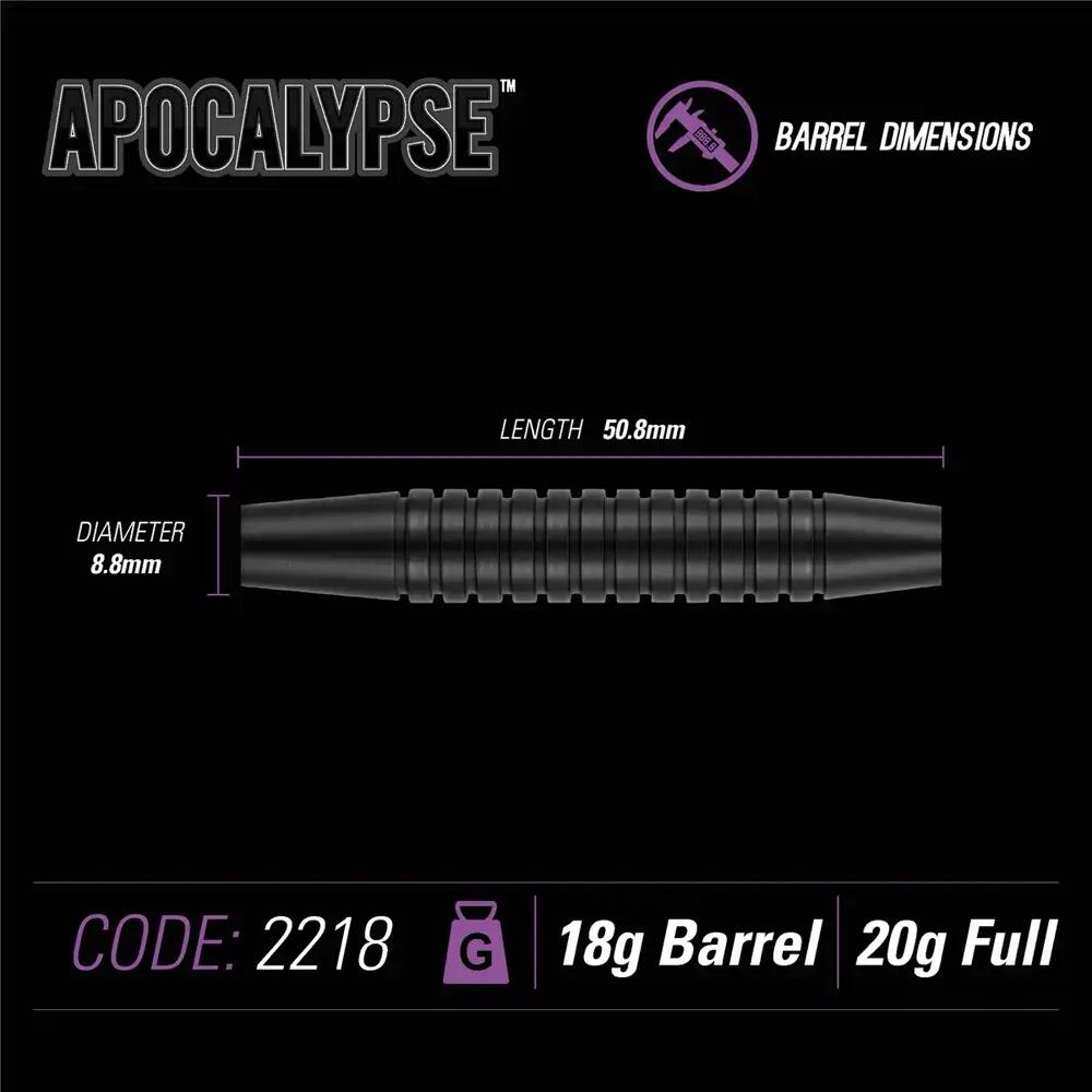 Winmau Apocalypse 20 G Elektronik Dart Oku Seti 4/4
