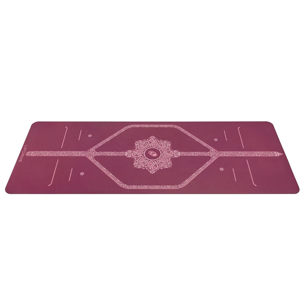 LIFORME Liforme Paisley Passion Yoga Mat Mor