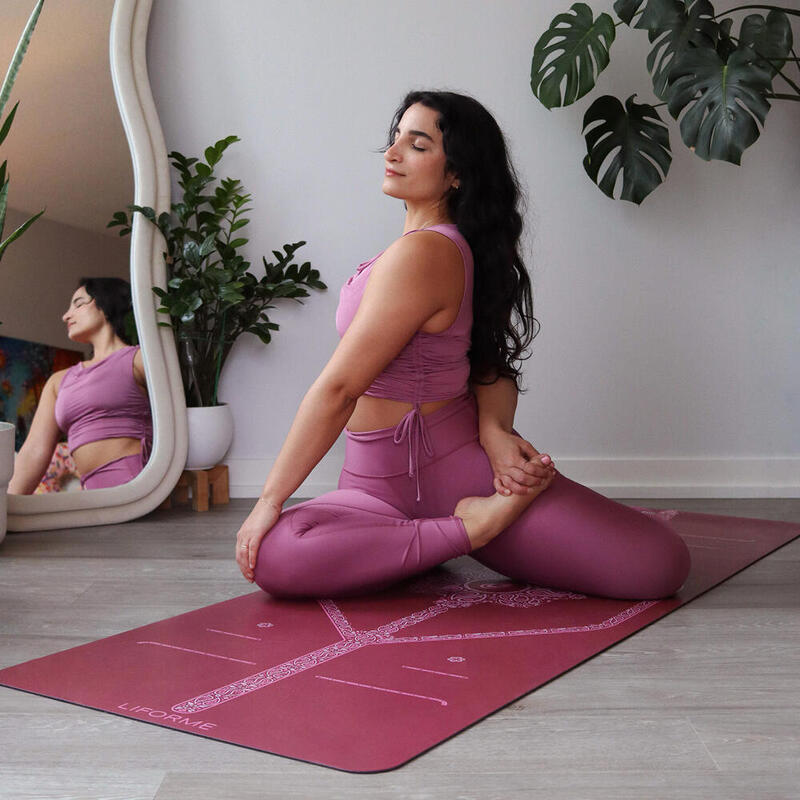 Liforme Paisley Passion Yoga Mat Mor