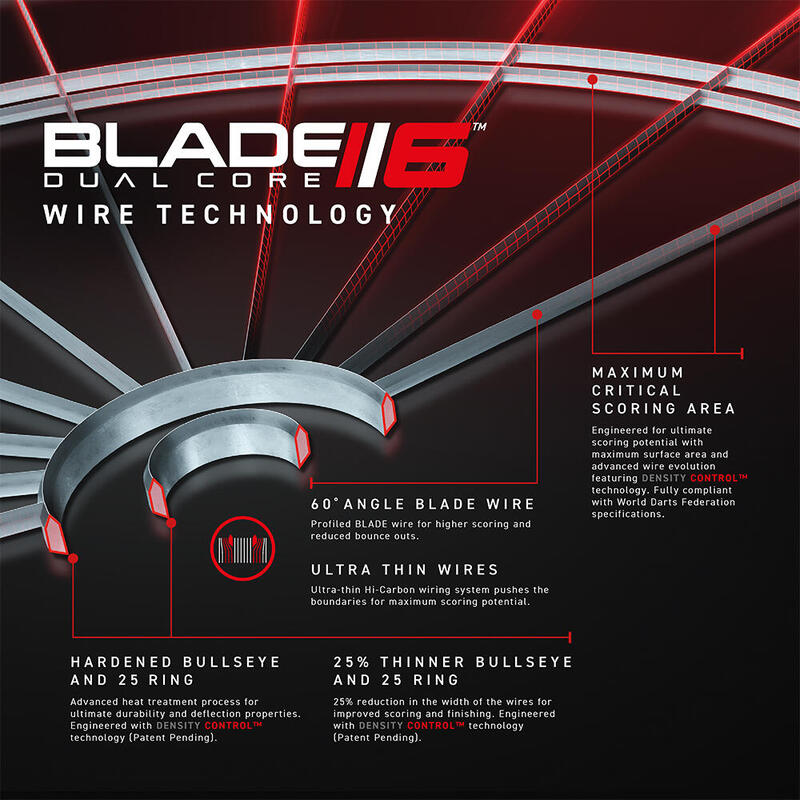 Winmau Blade 6 Dual Core Dart Hedef Tahtası