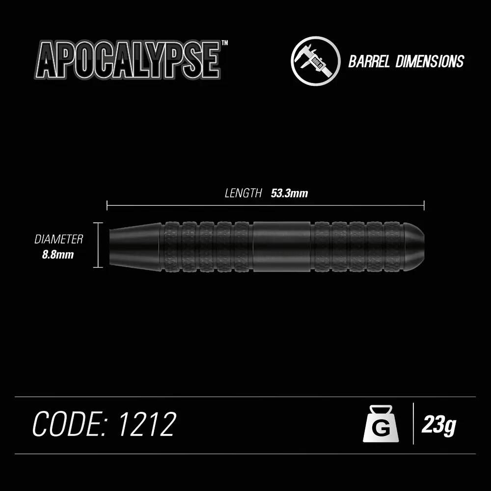 Winmau Apocalypse 23 G Dart Oku Seti 4/4