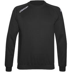 Sweatshirt Acerbis Atlantis pour hommes, col rond, noir, taille L