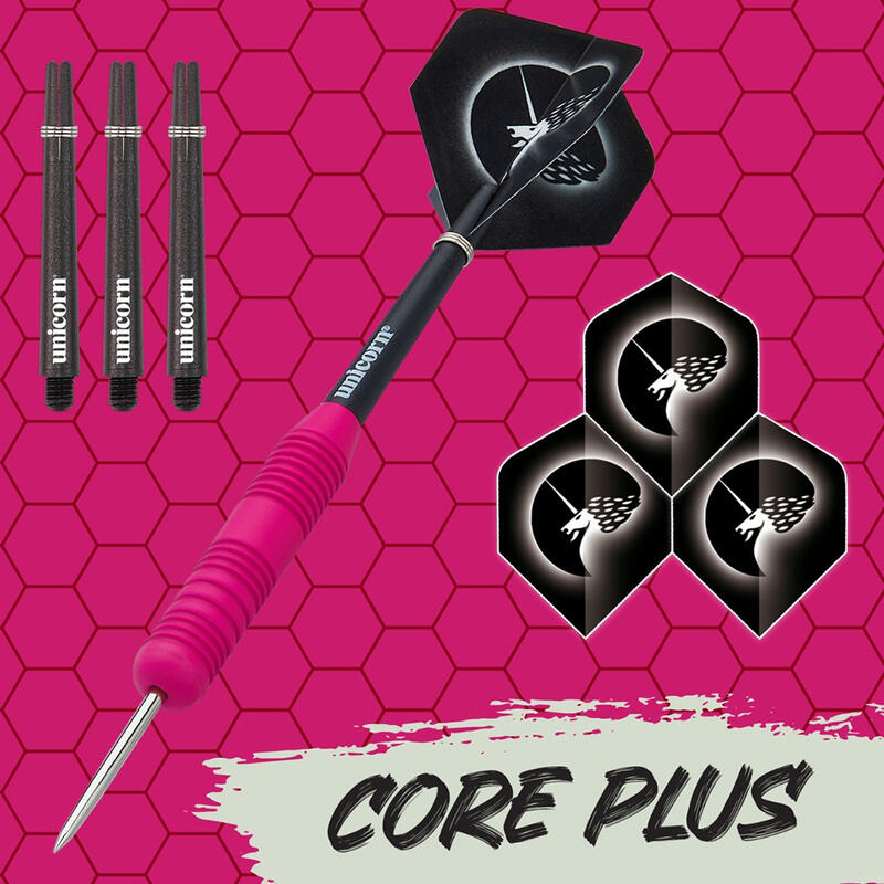 Unicorn 8657 Core Plus 24 G Kauçuk Kaplı Dart Oku Seti