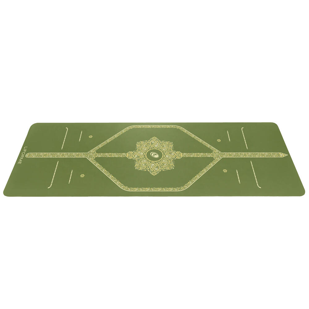 LIFORME Liforme Paisley Passion Yoga Mat Yeşil