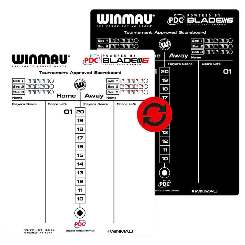 Winmau 8658 DryWipe Dart Skorbordu