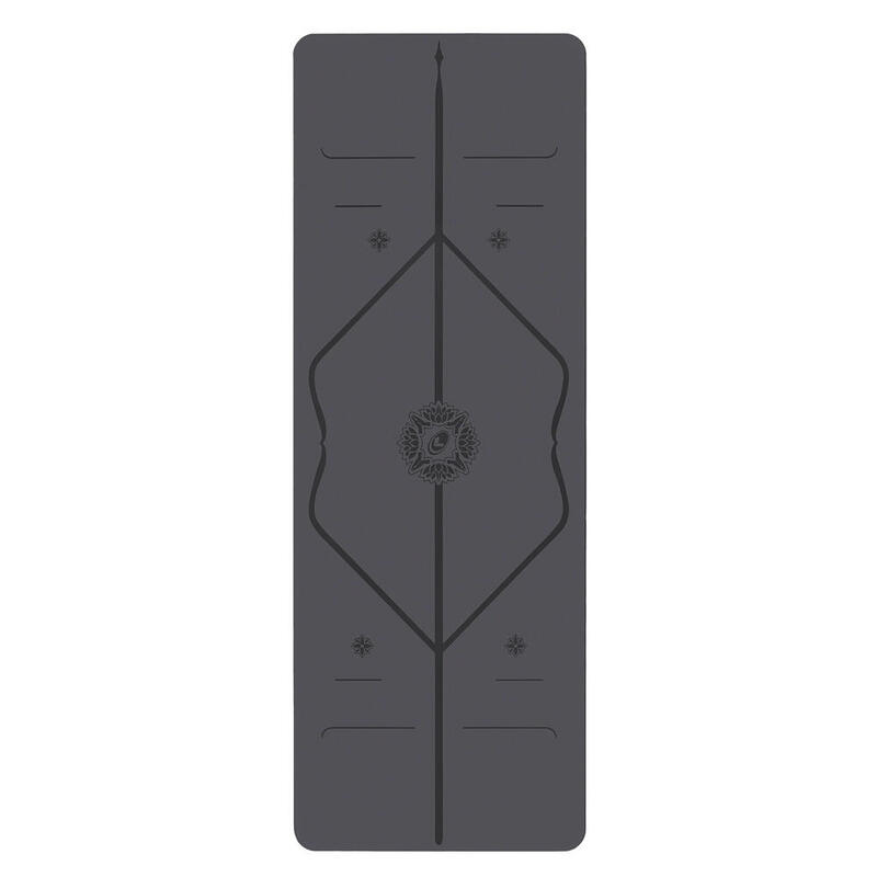 Liforme Expressions Grey Gratitude Yoga Mat