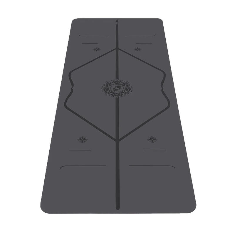 Liforme Expressions Grey Gratitude Yoga Mat