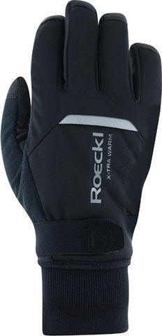 Roeckl Winterhandschuhe Vollfinger schwarz mit Reflektoren
