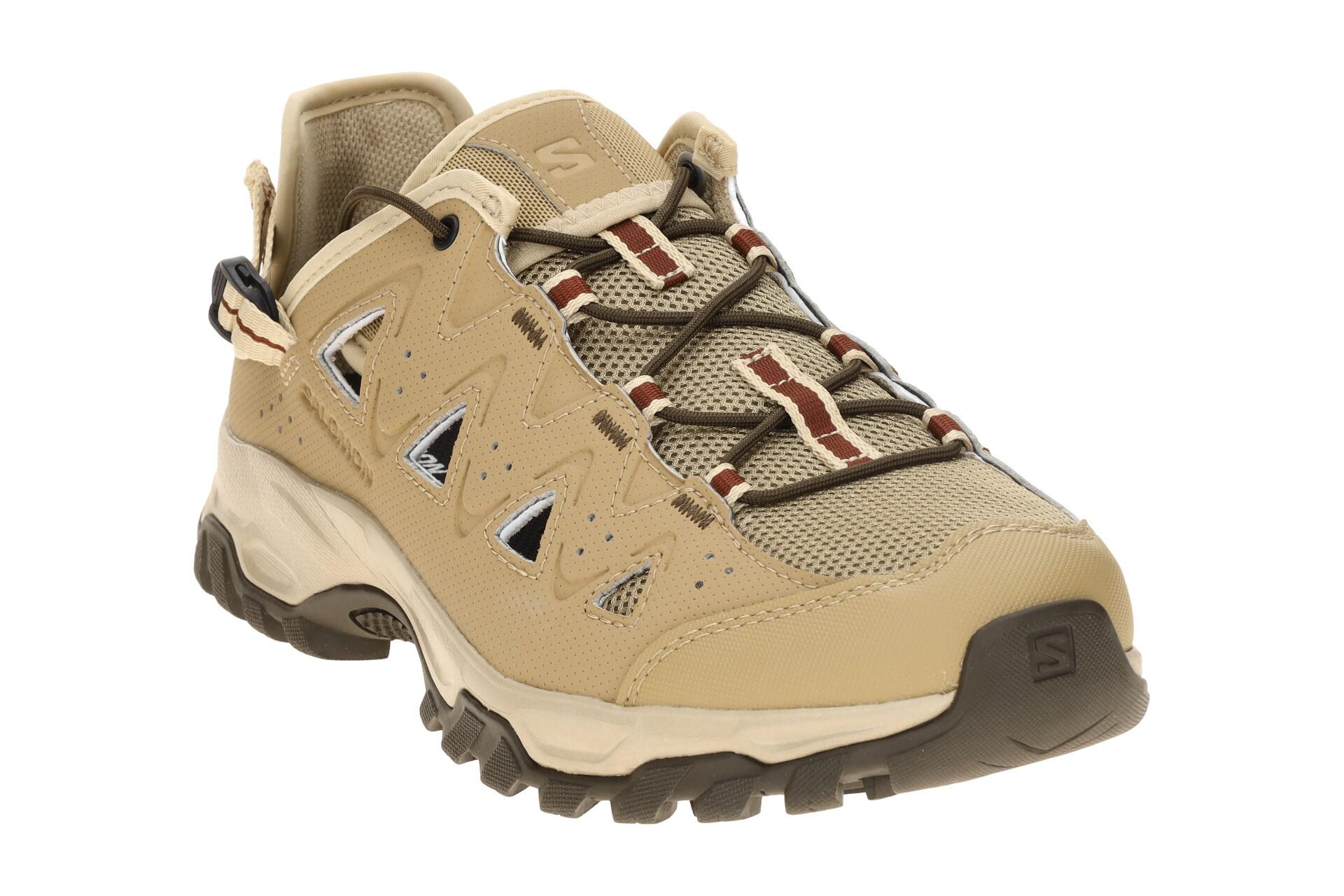 Salomon Alhama Schuhe beige gelocht 477865 3/7