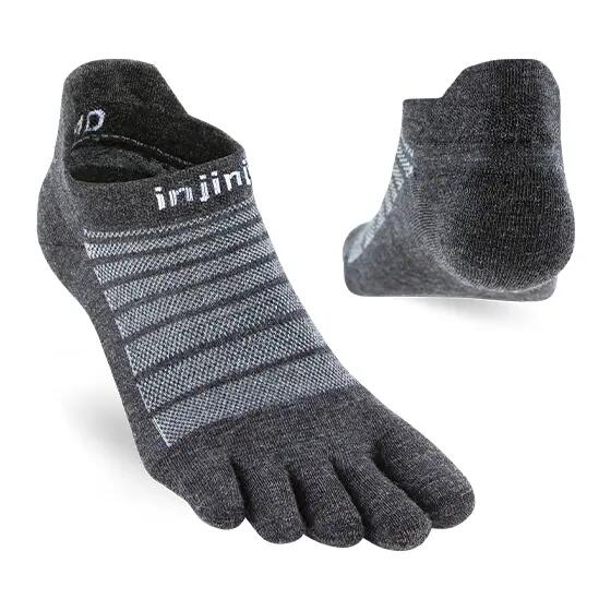 Chaussettes Injinji Lightweight No-Show Wool 2/5