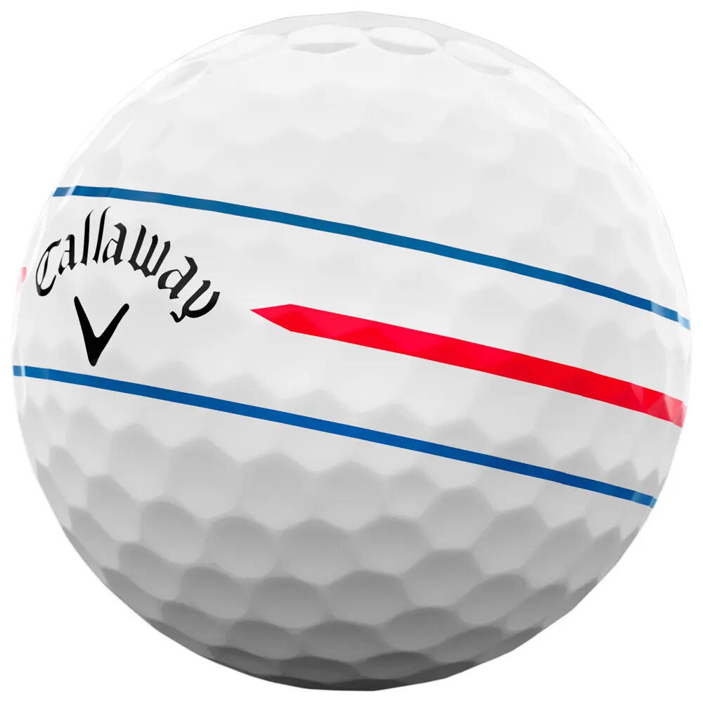 Callaway Chrome Soft Triple Track 360 Golfballen 12 Pack Wit 3/4