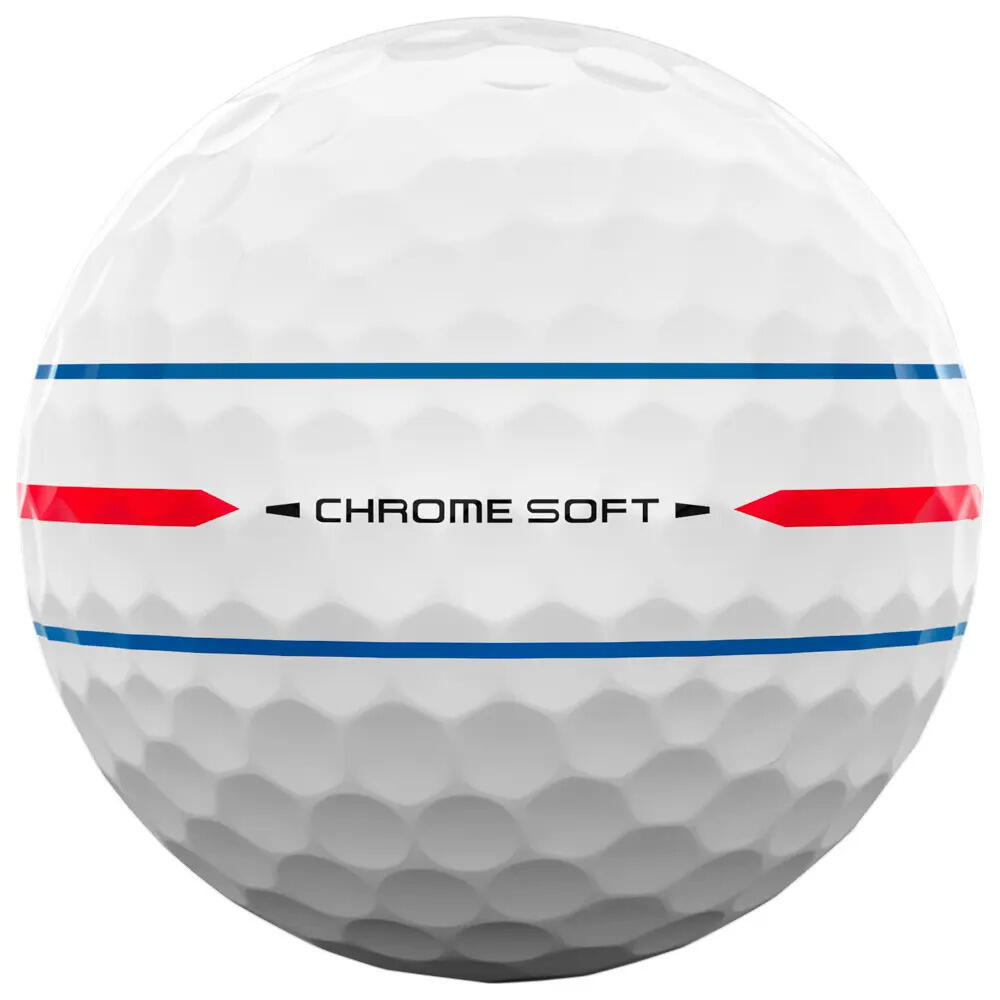 Callaway Chrome Soft Triple Track 360 Golfballen 12 Pack Wit 4/4